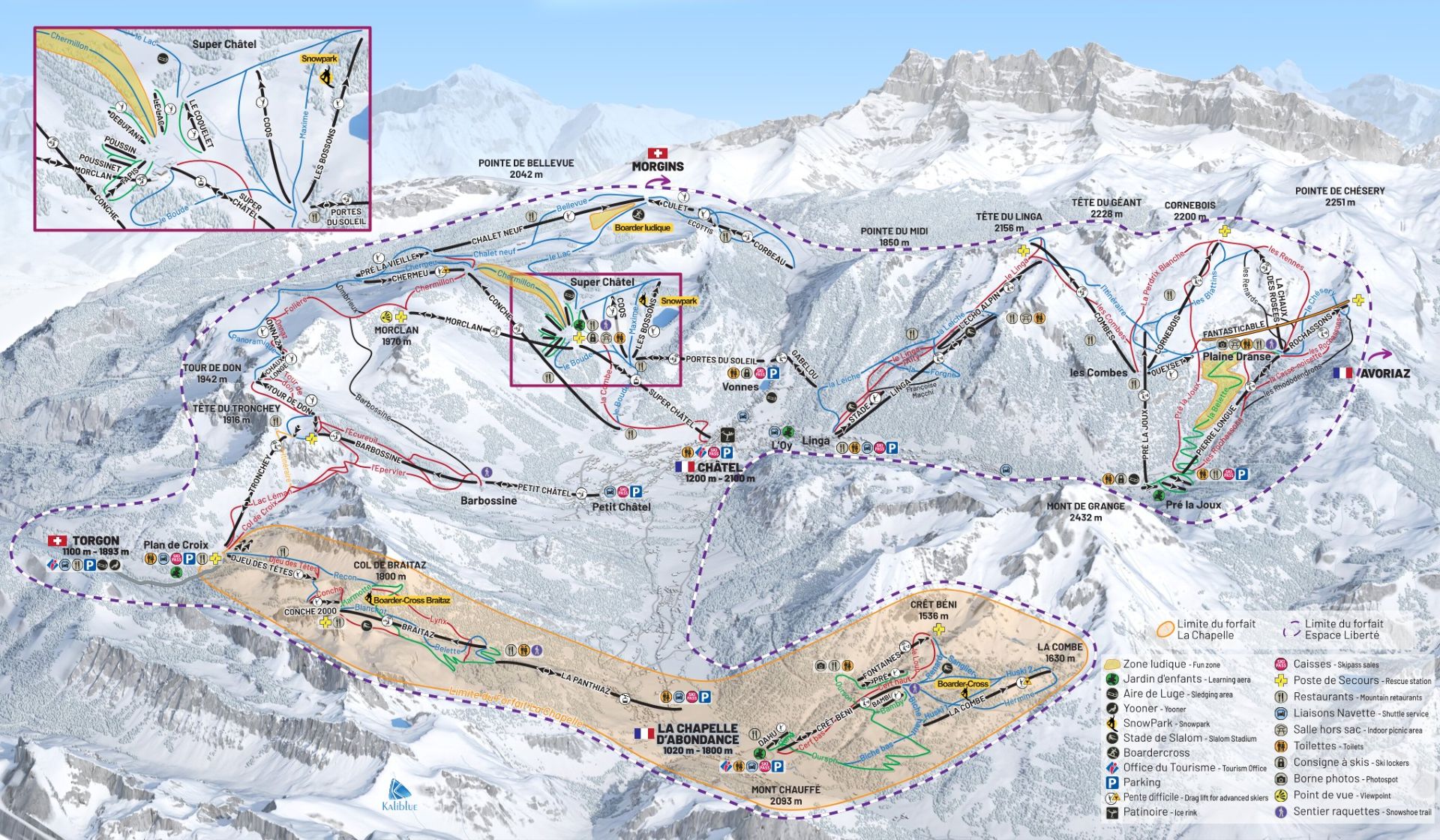 Plan - Espace Liberté